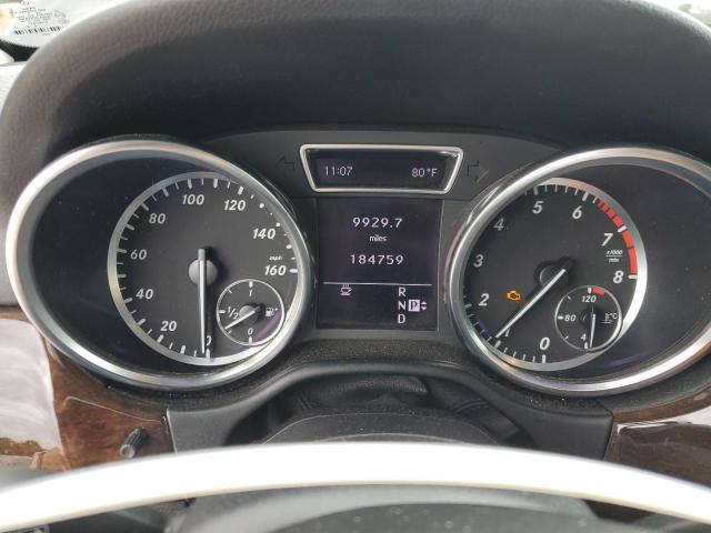 4JGDA5HB0CA044592 - 2012 MERCEDES-BENZ ML 350 4MATIC BLACK photo 9