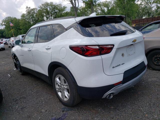 3GNKBGRS4KS668712 - 2019 CHEVROLET BLAZER 2LT WHITE photo 2