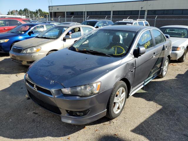 JA3AU26U19U040896 - 2009 MITSUBISHI LANCER ES/ES SPORT GRAY photo 2