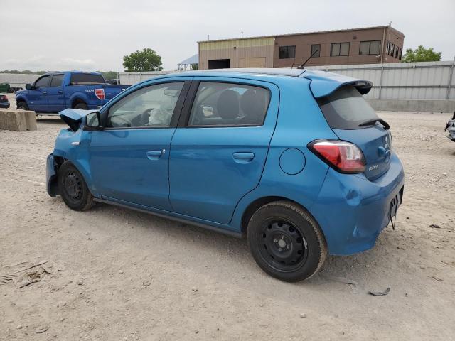 ML32AUHJ6MH002906 - 2021 MITSUBISHI MIRAGE ES BLUE photo 2