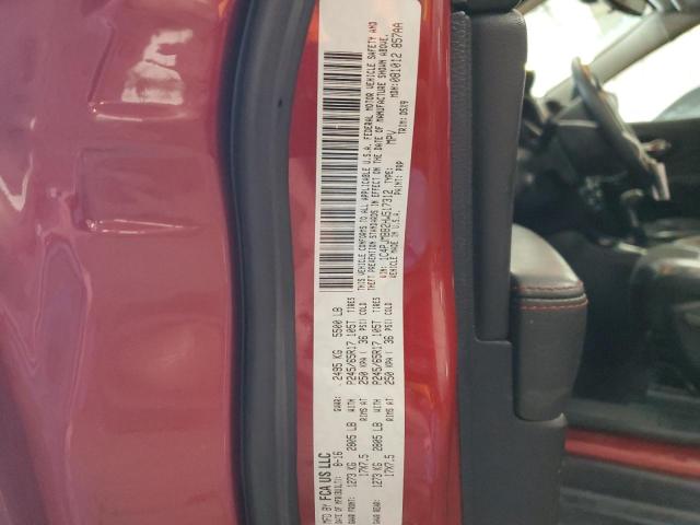 1C4PJMBB2HW517312 - 2017 JEEP CHEROKEE TRAILHAWK MAROON photo 13