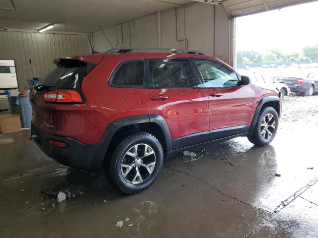 1C4PJMBB2HW517312 - 2017 JEEP CHEROKEE TRAILHAWK MAROON photo 3