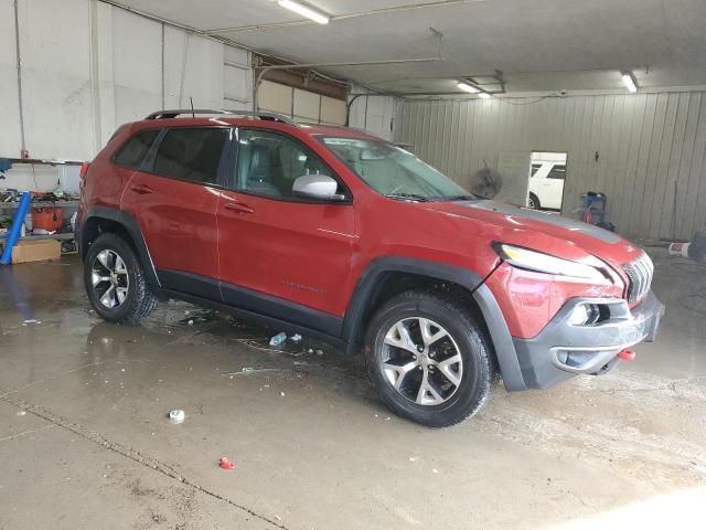 1C4PJMBB2HW517312 - 2017 JEEP CHEROKEE TRAILHAWK MAROON photo 4