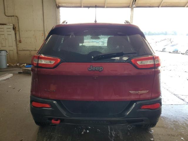 1C4PJMBB2HW517312 - 2017 JEEP CHEROKEE TRAILHAWK MAROON photo 6