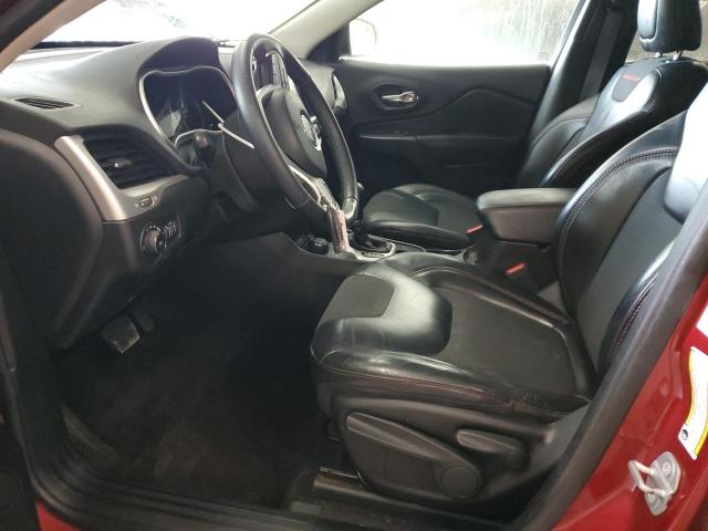 1C4PJMBB2HW517312 - 2017 JEEP CHEROKEE TRAILHAWK MAROON photo 7