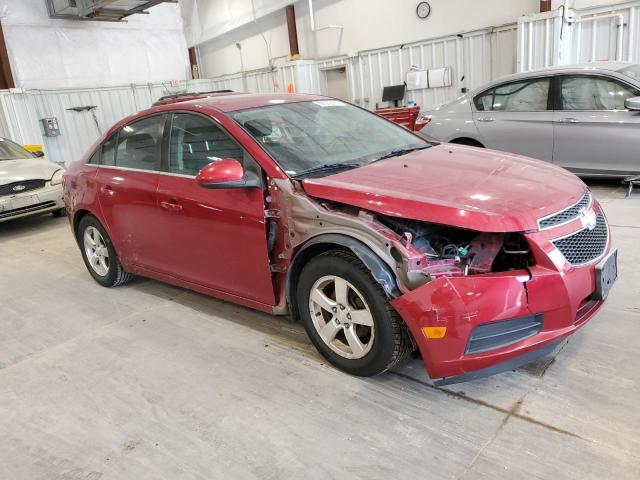 1G1PC5SB9D7154035 - 2013 CHEVROLET CRUZE LT RED photo 4