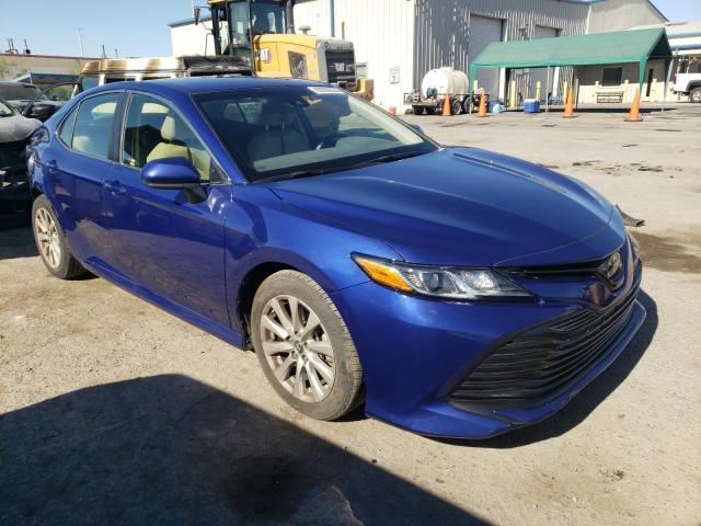 JTNB11HK8J3029789 - 2018 TOYOTA CAMRY L BLUE photo 4