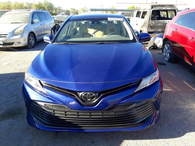 JTNB11HK8J3029789 - 2018 TOYOTA CAMRY L BLUE photo 5