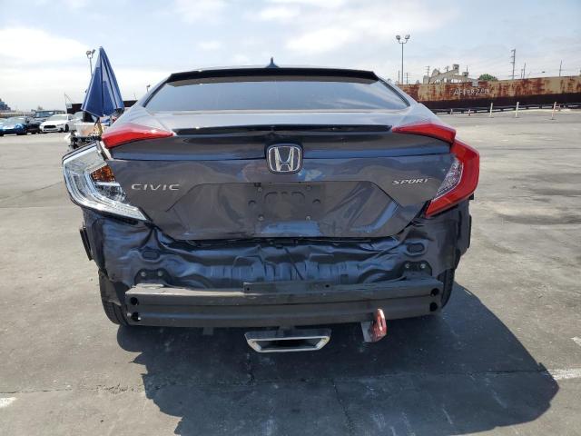2HGFC2F87MH505353 - 2021 HONDA CIVIC SPORT GRAY photo 6