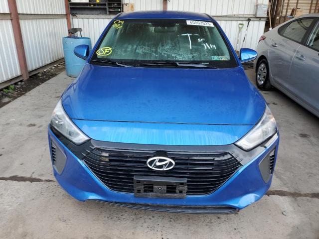 KMHC65LC8JU089191 - 2018 HYUNDAI IONIQ BLUE BLUE photo 5