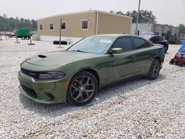 2C3CDXHG9KH567774 - 2019 DODGE CHARGER GT GREEN photo 1