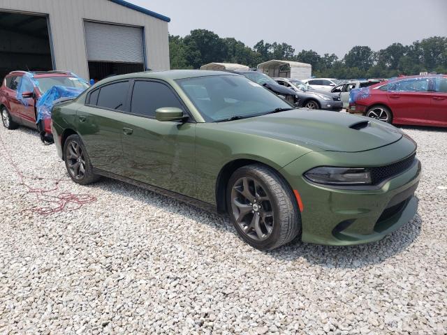 2C3CDXHG9KH567774 - 2019 DODGE CHARGER GT GREEN photo 4