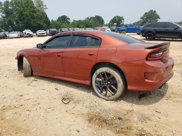 2C3CDXHG0MH602141 - 2021 DODGE CHARGER GT ORANGE photo 2