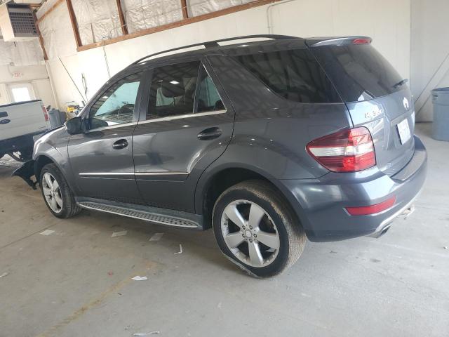 4JGBB8GBXAA622346 - 2010 MERCEDES-BENZ ML 350 4MATIC GRAY photo 2