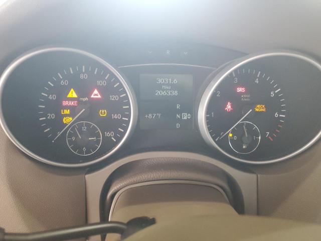 4JGBB8GBXAA622346 - 2010 MERCEDES-BENZ ML 350 4MATIC GRAY photo 9