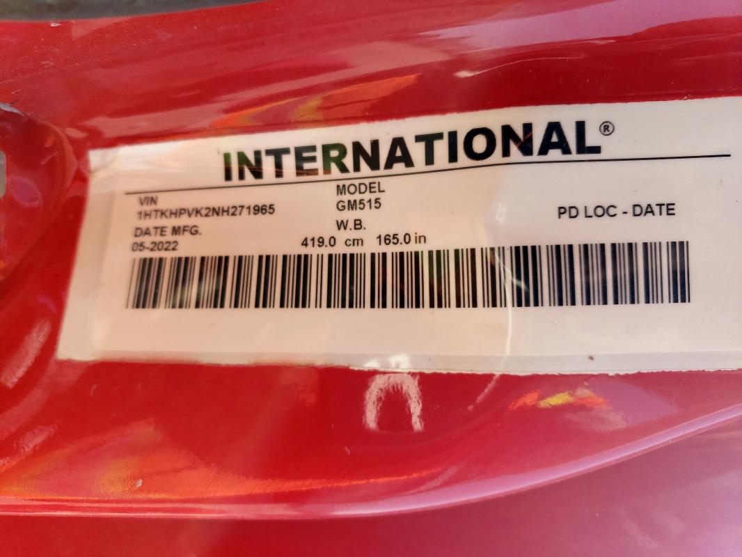 1HTKHPVK2NH271965 - 2022 CHEVROLET SILVERADO RED photo 13