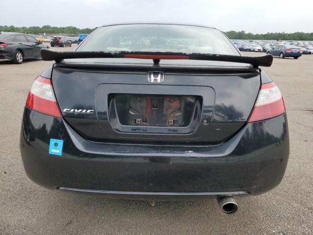 2HGFG11676H566290 - 2006 HONDA CIVIC LX BLACK photo 6