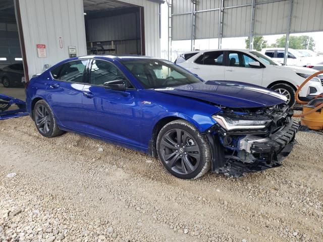 19UUB6F56NA001464 - 2022 ACURA TLX TECH A BLUE photo 4