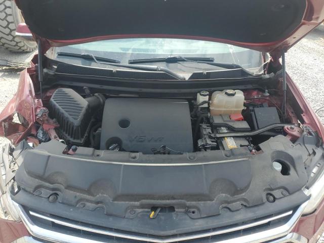 1GNERGKW2KJ131148 - 2019 CHEVROLET TRAVERSE LT Бордовий фото 12