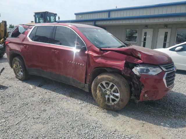 1GNERGKW2KJ131148 - 2019 CHEVROLET TRAVERSE LT Бордовий фото 4