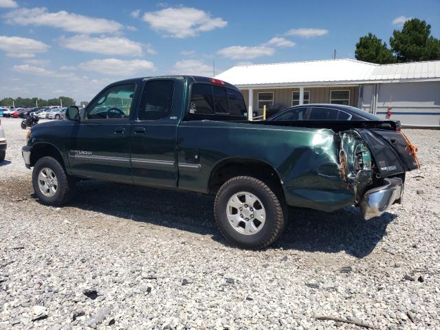 5TBBT4419YS034983 - 2000 TOYOTA TUNDRA ACCESS CAB მწვანე ფოტო 2