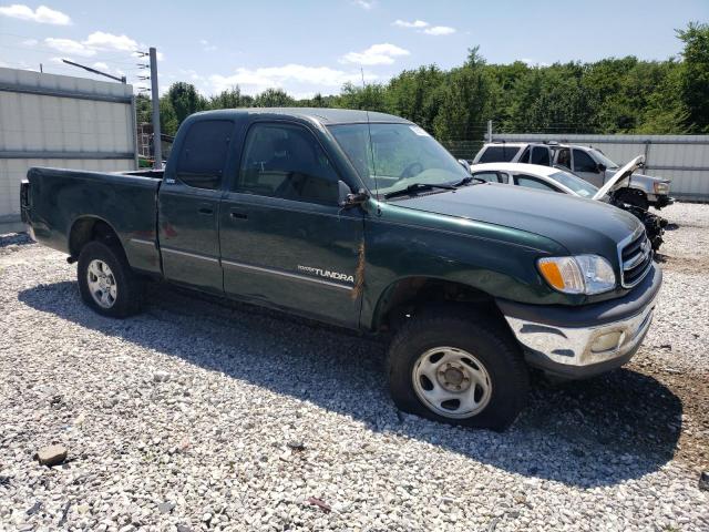 5TBBT4419YS034983 - 2000 TOYOTA TUNDRA ACCESS CAB მწვანე ფოტო 4