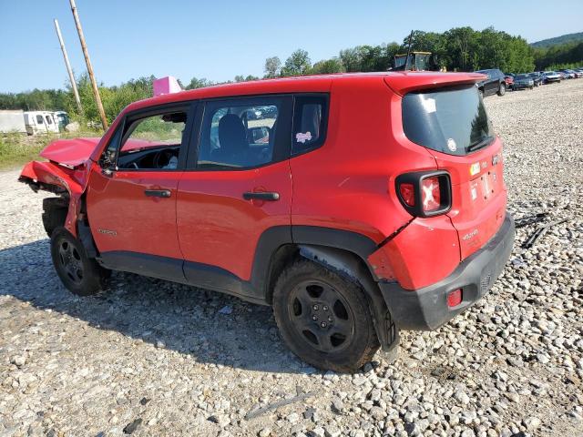 ZACNJBAB1KPK79015 - 2019 JEEP RENEGADE SPORT RED photo 2