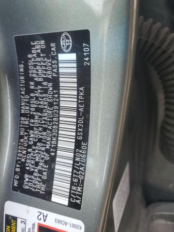 4T1BK3DB2BU391241 - 2011 TOYOTA AVALON BASE GREEN photo 13