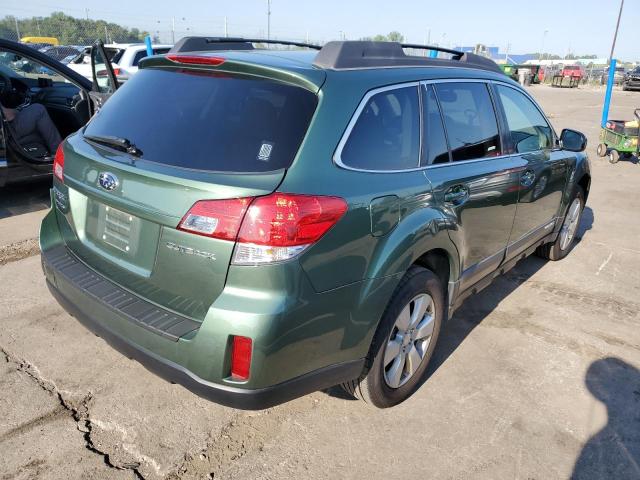 4S4BRCGC7B3344258 - 2011 SUBARU OUTBACK 2.5I PREMIUM GREEN photo 3