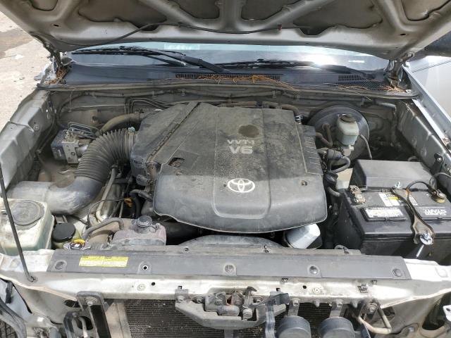 3TMJU62N08M062172 - 2008 TOYOTA TACOMA DOUBLE CAB PRERUNNER SILVER photo 11