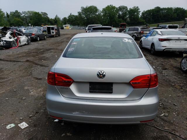 3VW2K7AJ1CM384436 - 2012 VOLKSWAGEN JETTA BASE Argent photo 6