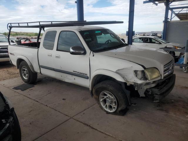 5TBRT34153S333792 - 2003 TOYOTA TUNDRA ACCESS CAB SR5 WHITE photo 4