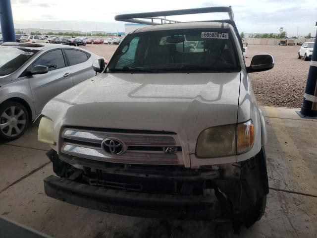 5TBRT34153S333792 - 2003 TOYOTA TUNDRA ACCESS CAB SR5 WHITE photo 5