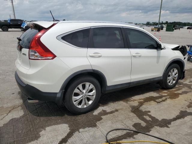 5J6RM4H77CL061508 - 2012 HONDA CR-V EXL WHITE photo 3