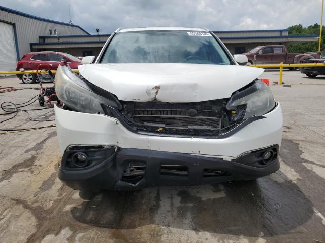 5J6RM4H77CL061508 - 2012 HONDA CR-V EXL WHITE photo 5