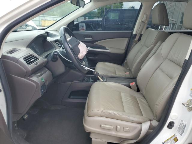 5J6RM4H77CL061508 - 2012 HONDA CR-V EXL WHITE photo 7