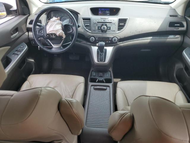 5J6RM4H77CL061508 - 2012 HONDA CR-V EXL WHITE photo 8