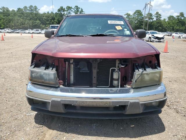 1GCCS13E878243961 - 2007 CHEVROLET COLORADO BURGUNDY photo 5