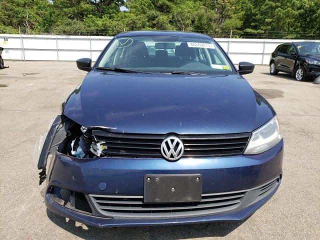3VW2K7AJ8EM396201 - 2014 VOLKSWAGEN JETTA BASE 蓝色 照片 5