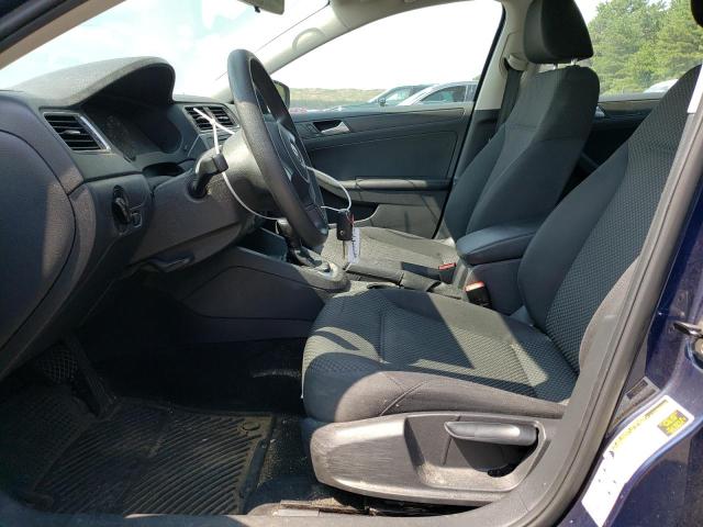 3VW2K7AJ8EM396201 - 2014 VOLKSWAGEN JETTA BASE 蓝色 照片 7