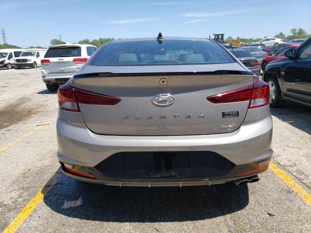 KMHD04LB2LU979633 - 2020 HYUNDAI ELANTRA SPORT GRAY photo 6