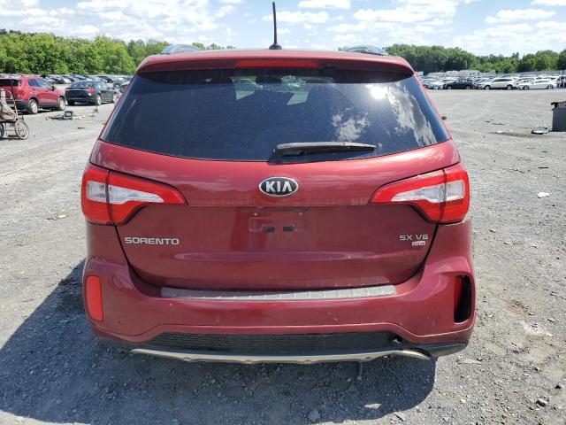 5XYKWDA77EG463748 - 2014 KIA SORENTO SX RED photo 6