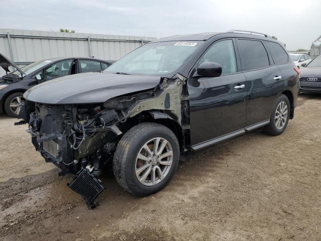 5N1AR2MM9FC710410 - 2015 NISSAN PATHFINDER S BLACK photo 1