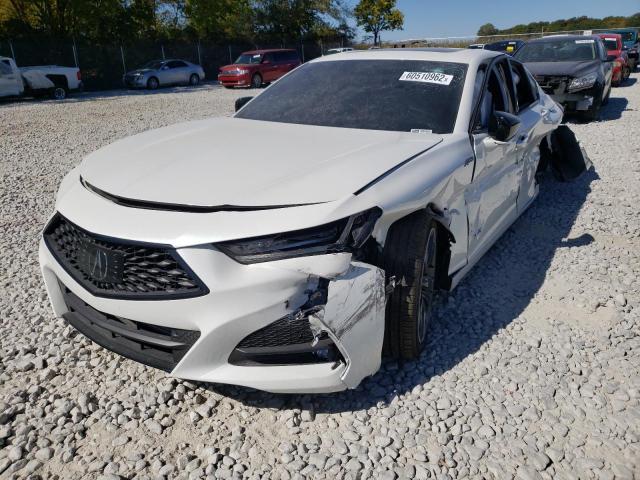 19UUB6F59MA011128 - 2021 ACURA TLX TECH A WHITE photo 2