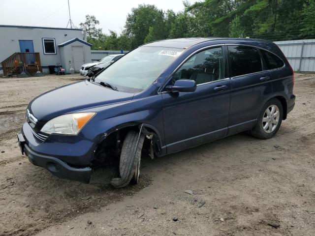 JHLRE487X7C063944 - 2007 HONDA CR-V EXL BLUE photo 1