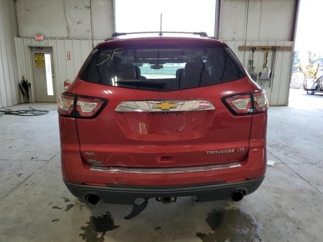 1GNKVLKD0DJ246100 - 2013 CHEVROLET TRAVERSE LTZ MAROON photo 6