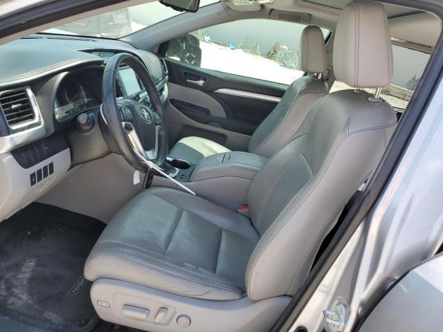 5TDKKRFH8FS076107 - 2015 TOYOTA HIGHLANDER XLE SILVER photo 7