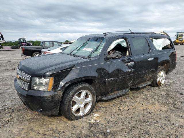 1GNSCJE02BR283716 - 2011 CHEVROLET SUBURBAN C1500 LT BLACK photo 1