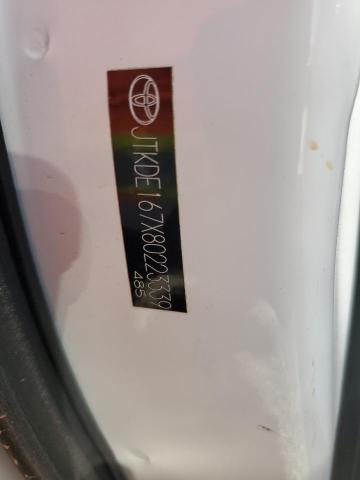 JTKDE167X80223339 - 2008 TOYOTA SCION TC თეთრი ფოტო 12