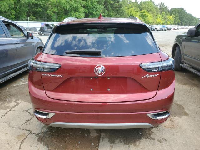 LRBFZRR42PD069106 - 2023 BUICK ENVISION AVENIR RED photo 6